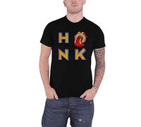 The Rolling Stones Unisex T-Shirt Honk Letters Black