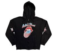 The Rolling Stones USA Tour 78 Zipped Hoodie S Black