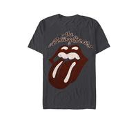 The Rolling Stones - Vintage Tongue Grey - T-Shirt - grey - M - 100% Cotton M