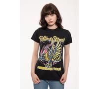 The Rolling Stones Women's American Tour Dragon Skinny Fit T-Shirt in Black | Size: 3XL The Rolling Stones Black 3XL