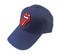 The Rolling Stones Women's Logo Baseball Cap in Navy The Rolling Stones Navy One Size