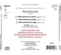 THE ROMANTIC CELLO CONCERTO, VOL. 4: HANS PFITZNER NEW CD