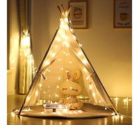 The room is decorated with small coloured lights, flashing lights, stars, decorative lights and birthday surprise parties (round beads 40 m USB).