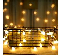 The room is decorated with small coloured lights, flashing lights, stars, decorative lights and birthday surprise parties (round pearl 6 m USB).