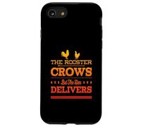 THE ROOSTER CROWS BUT THE HEN DELIVERS - Fun Chicken Farming Case for iPhone SE (2020) / 7/8