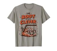 The Root of All Clever | Math Teacher | Nerd T-Shirt