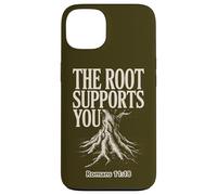 The Root Supports Your Romans 11:18 Case for iPhone 13