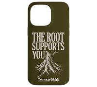 The Root Supports Your Romans 11:18 Case for iPhone 14 Pro Max