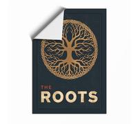 The Roots Minimalist Unframed Wall Art Print A2 (59.4×42cm), Wall Decor for Living Room, Bedroom, Office & Home, Art Gift