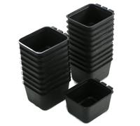 The ROP Shop | 20-Pack - Black Cage Cups hold 1 Pint / 16 fl oz to Hang Feed & Water for Pet