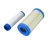 The ROP Shop | Air Filter Kit for John Deere Inner Air Filter M123378, M807331, M807332 Engine