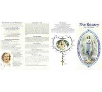 The Rosary for Children Laminated Leaflet Card by rosarybeads2u