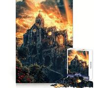 The Rose Cathedral 1000 Piece Jigsaw Puzzles for Teenagers Logic Sense Toy Peaceful Fun Smooth Edge Creative Gift (50x75cm)