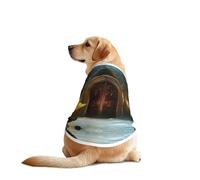 The Rose in The Fairy Tale World Dog Shirt Vest Dog Clothes- Breathable Cooling for Big Dogs, Sun Protection Comfort Wear for Golden Retriever, Husky, Alaska Outdoor Activities XX-Large
