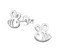 The Rose & Silver Company Women Girls 925 Sterling Silver Bumble Bee Stud Earrings