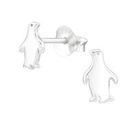 The Rose & Silver Company Women Girls 925 Sterling Silver Penguin Stud Earrings