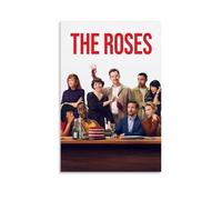 The Roses Comedy Drama Cold Realism Magical Black Humor Movie Poster Wall Art Canvas Aesthetic Cover Poster Vintage Music And Movies Decorative Painting for Living Room Bed Room 20x30inch(50x75cm) Unf