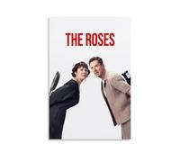 The Roses Comedy Drama Cold Realism Magical Black Humor Movie Poster Wall Art Canvas Aesthetic Cover Poster Vintage Music And Movies Decorative Painting for Living Room Bed Room 24x36inch(60x90cm) Unf