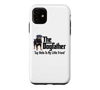 The Rottweiler Dogfather Black Lettering Case for iPhone 11