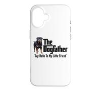 The Rottweiler Dogfather Black Lettering Case for iPhone 16