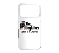 The Rottweiler Dogfather Black Lettering Case for iPhone 17 Pro