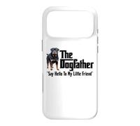 The Rottweiler Dogfather Black Lettering Case for iPhone 17 Pro Max