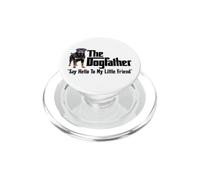 The Rottweiler Dogfather Black Lettering PopSockets PopGrip for MagSafe