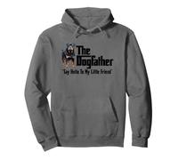 The Rottweiler Dogfather Black Lettering Pullover Hoodie