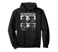 The Rottweilers Musicians Dogs Rock Music Emo Punk Band Pullover Hoodie