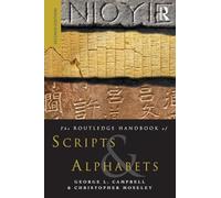 The Routledge Handbook of Scripts and Alphabets