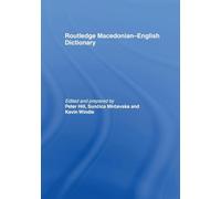 The Routledge Macedonian-English Dictionary