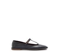 The Row Leather Mary Jane Flats - Black - 39 (IT39 / UK6)