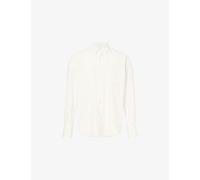 The Row Mens The Row Marek Relaxed-Fit Cotton-Poplin Shirt Ivory S