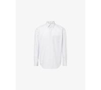 The Row Mens The Row Pace Stripe Cotton Shirt White Blue Stripe M