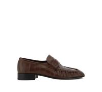 The Row textured leather loafers - Brown 36-39