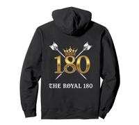 The Royal 180 Crowned Darts Max Score Design Pullover Hoodie