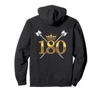 The Royal 180 Crowned Darts Max Score Design Pullover Hoodie