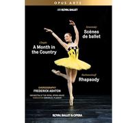 The Royal Ballet; Sarah Lamb; Vadim Muntagirov; Marianela Nunez; Matthew Ball; Francesca Hayward; Marcelino Sambe; Emmanuel Plasson - Scenes de ballet / A Month in the Country / Rhapsody [DVD]