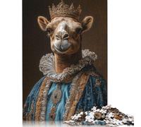 The Royal Camel Jigsaw Puzzles Puzzles for Adults Kids. 1000 Piece Great Gifts Challenge Toy Educational Games Home Decoration for Educational Games Gifts 1000pcs (40x28cm)