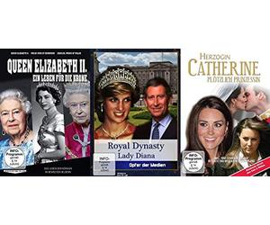 The Royal Dynasty Collection - The English Royal House - Queen Elizabeth II + Lady Diana + Duchess Catherine 3 Limited Edition DVD