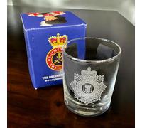 The Royal Logisitc Corps Classic Whisky & Spirits Glass Tumbler with RLC Regiment Badge - Royal Logistic Corps