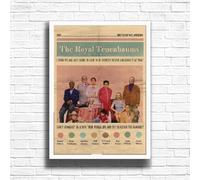 The Royal Tenenbaums Unique Designer Art Print - Wes Anderson Movie Poster, Aesthetic Film Wall Art, Retro Cinema Decor for Home or Office, A3/A4 Size Options (A3 Framed (White))