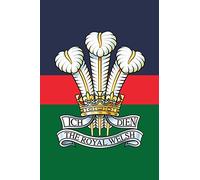 THE ROYAL WELSH REGIMENT CAP BADGE PRINTED ON A METAL SIGN 5 x 7 INCHES. OUTSIDE OR INSIDE USE. WILL FIT A STANDARD FRAME