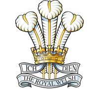 The Royal Welsh Vinyl Stickers Decal Army Veteran (SK78) MOD Licensed (75mm)