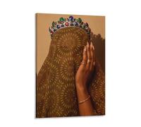 The Royal Wrap Poster Printable, Black Art Decor, Fashion Aesthetics Home Living Room Girls Room Bedroom Wall Decor Frame 16x24inch(40x60cm)