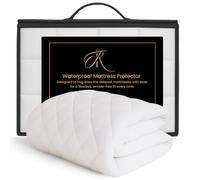 The Royce Quilted Waterproof Mattress Protector | Premium Mattress Protector | Waterproof Mattress Protector King | Mattress Cover | Anti Allergenic | Mattress Topper | Machine Washable | King Size