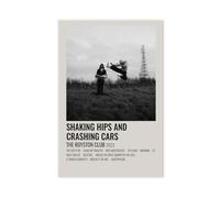 The Royston Club - Shaking Hips And Crashing Cars 2023 Music Album Cover Art Poster (1) Canvas Poster Wall Art Decor Print Picture Paintings for Living Room Bedroom Decoration 20x30inch(50x75cm)