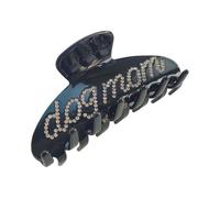 The RPZL Premium Acetate Big Hair Accessory | Oversized Claw Clip for Thick and Thin Hair | Stylish Hair Jaw Clip for Women and Girls (Dog Mom Black)