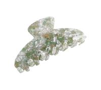 The RPZL Premium Acetate Big Hair Accessory | Oversized Claw Clip for Thick and Thin Hair | Stylish Hair Jaw Clip for Women and Girls (Green Chantily)