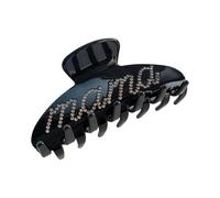 The RPZL Premium Acetate Big Hair Accessory | Oversized Claw Clip for Thick and Thin Hair | Stylish Hair Jaw Clip for Women and Girls (Mama Black)